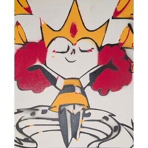 Powerpuff Girls Spray Paint Art Piece